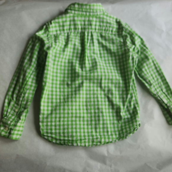 GAP Size 6/7 Boy's button-up plaid long sleeve shirt. - Picture 3 of 3
